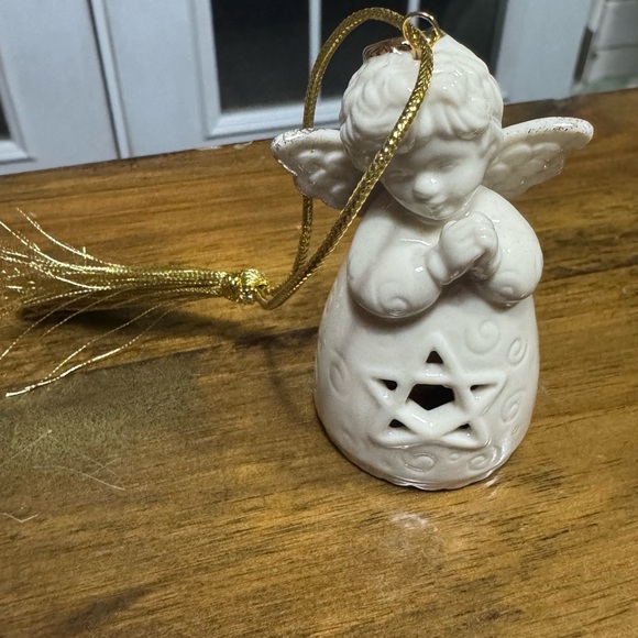 Lenox Angel Figurine with Star Design Ornament - Picture 2 of 5